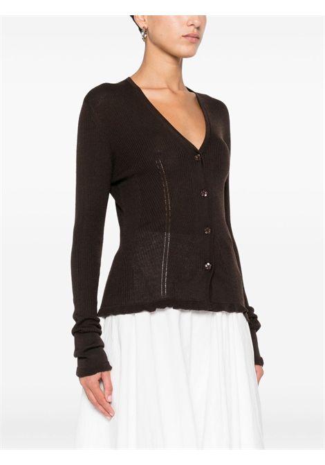 cardigan CECILIE BAHNSEN | Cardigan | 225KNI52004BROWN